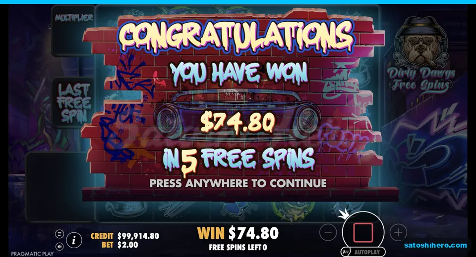 Collect screen shows a $74.80 total