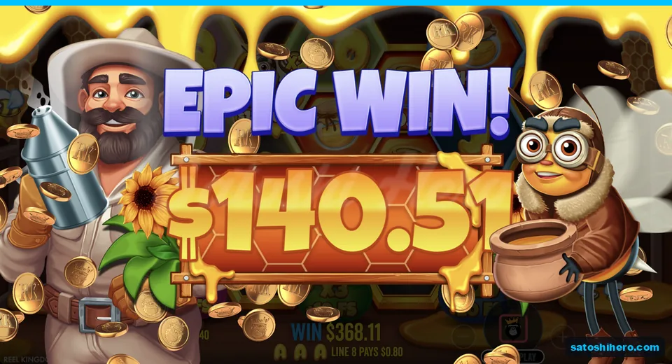 Bee Wild collects jars during free spins