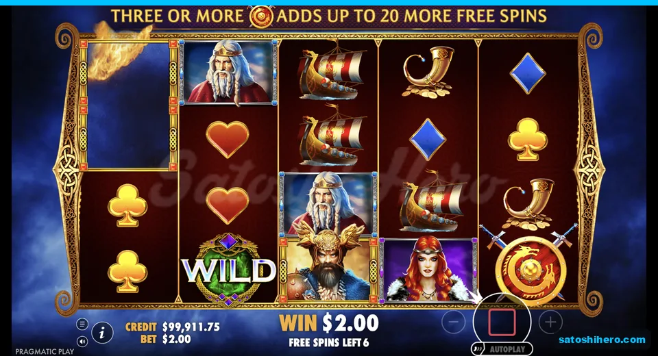 Free-spin round continues with Wild and hero symbols