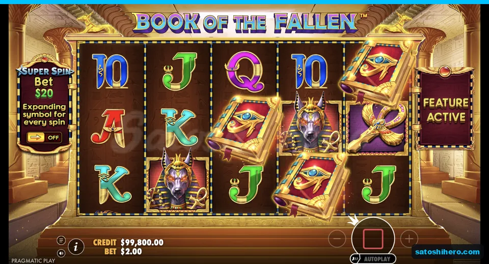 Three golden books light up the reels