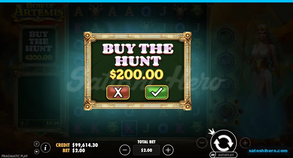 Buy dialog opens at the $200 cost