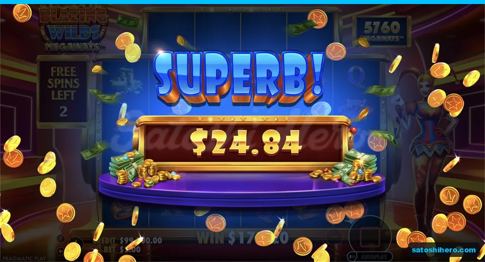 Tumble win lifts the bonus total to $53.60