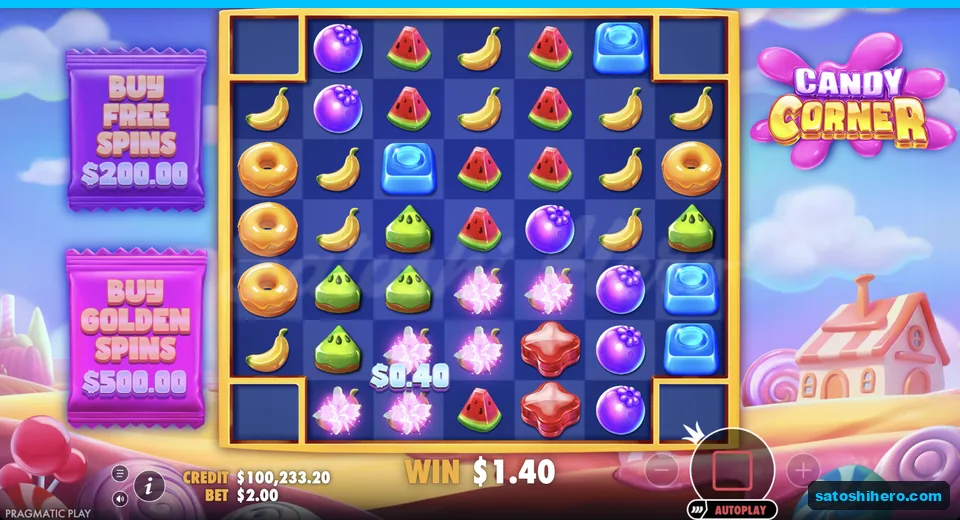 Scatter candies show beside money modifier