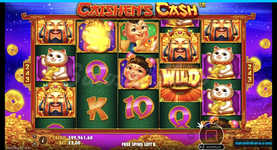 Free spins run with wild and premium symbols