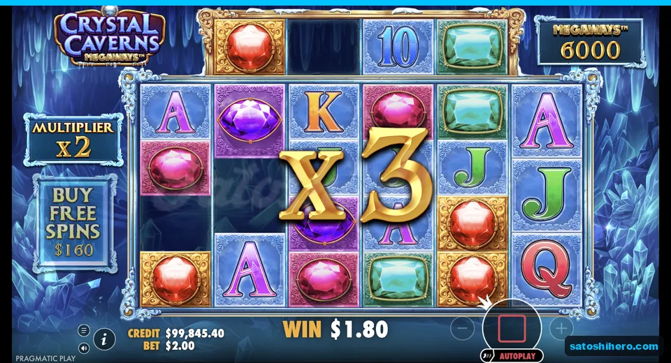 Line win resolves with x3 symbol