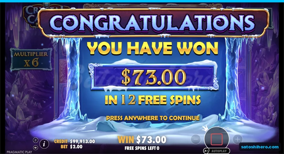 Tumble pays with x5 multiplier meter