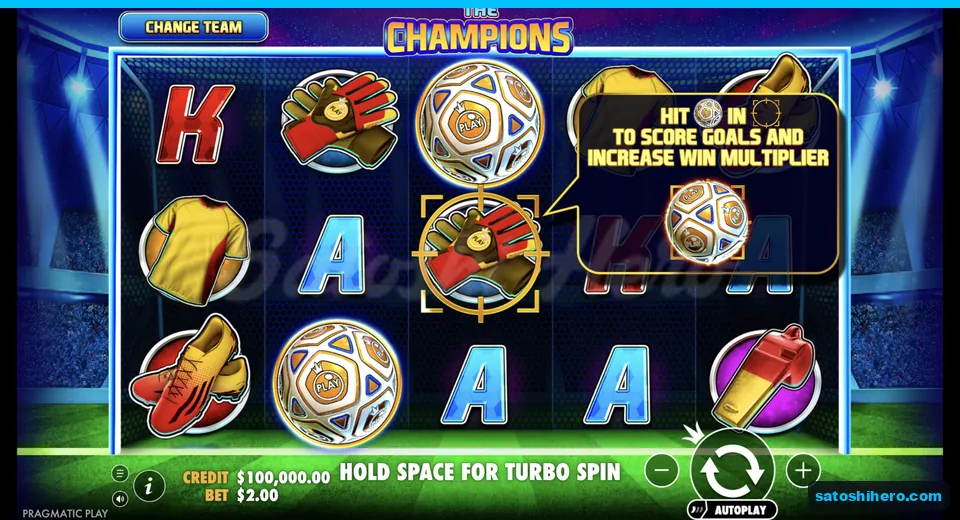 Base reels sit inside a floodlit stadium