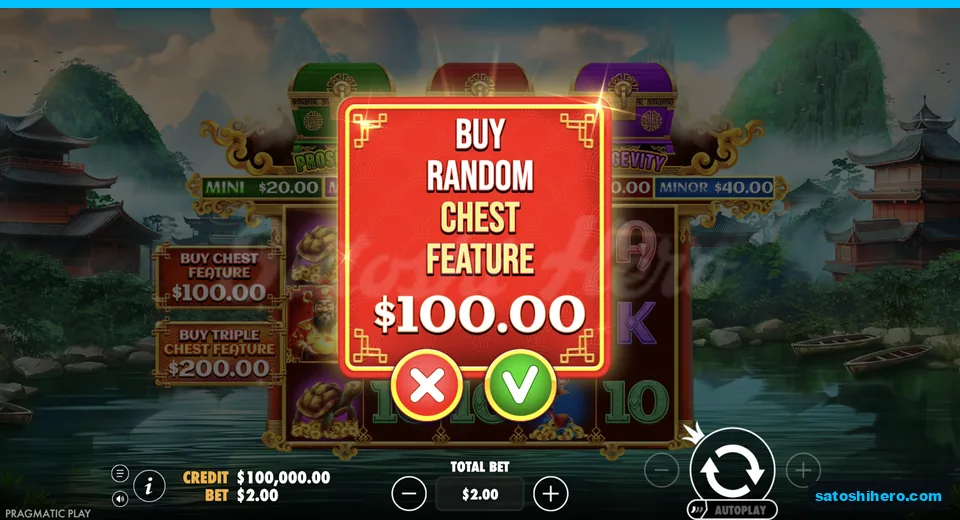Buy menu opens at $100 cost