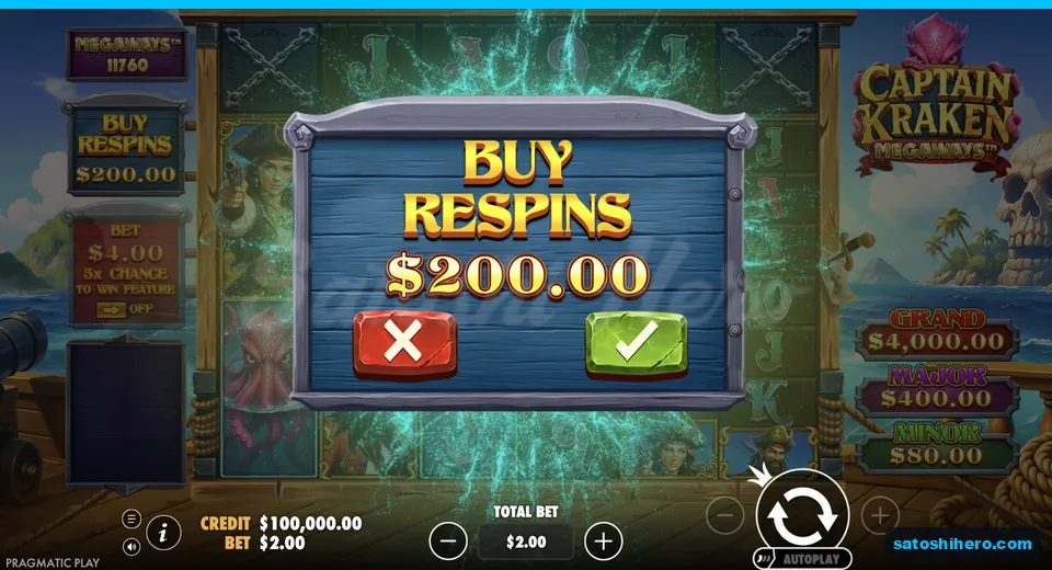 Buy panel opens with $200 cost