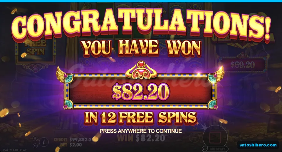 Collected total shows $82.20 after twelve spins