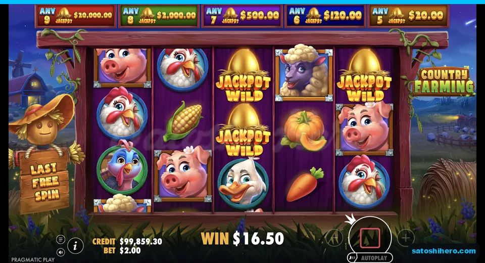 Final free spin shows two jackpot wild eggs