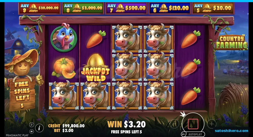Cow stacks fill reels beside jackpot wild