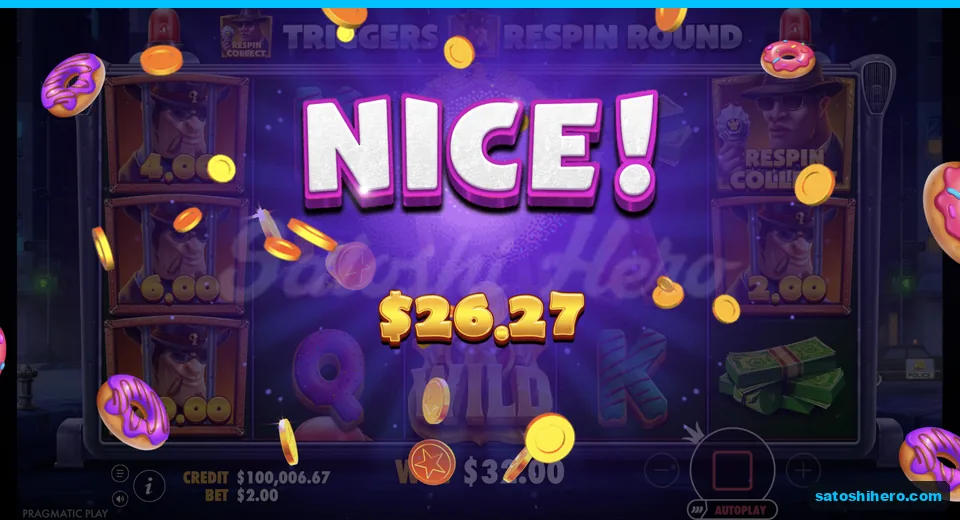 Respin collect pays NICE $26.27