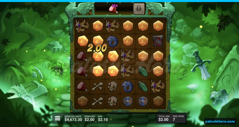 Green BoostBar overlay with 10x multiplier