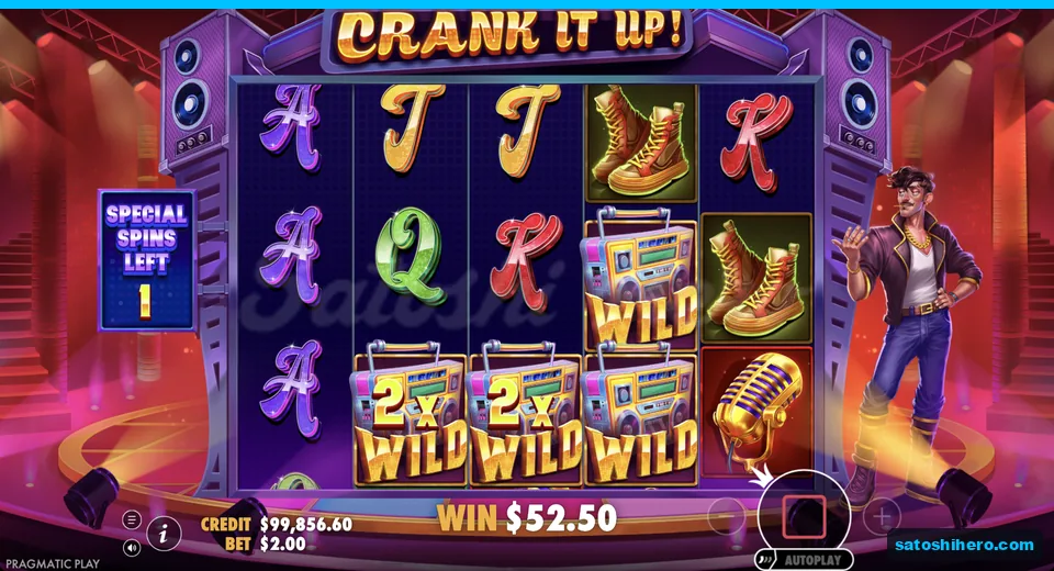 Wild multipliers sit on marked reel positions