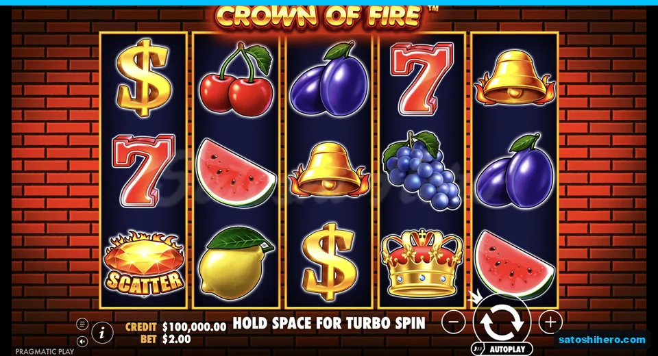Idle reels show sevens bells fruit and scatter