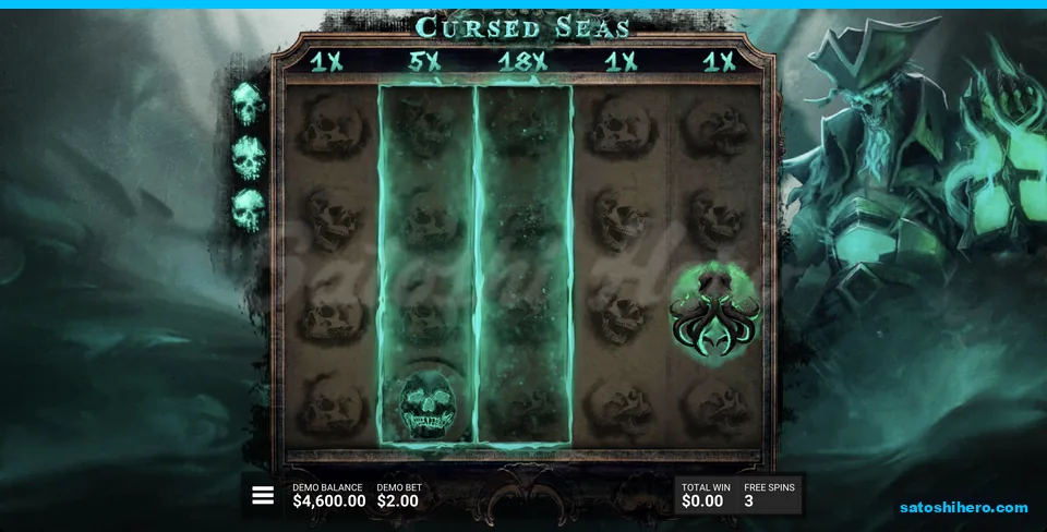 Kraken lands beside 18x reel multiplier