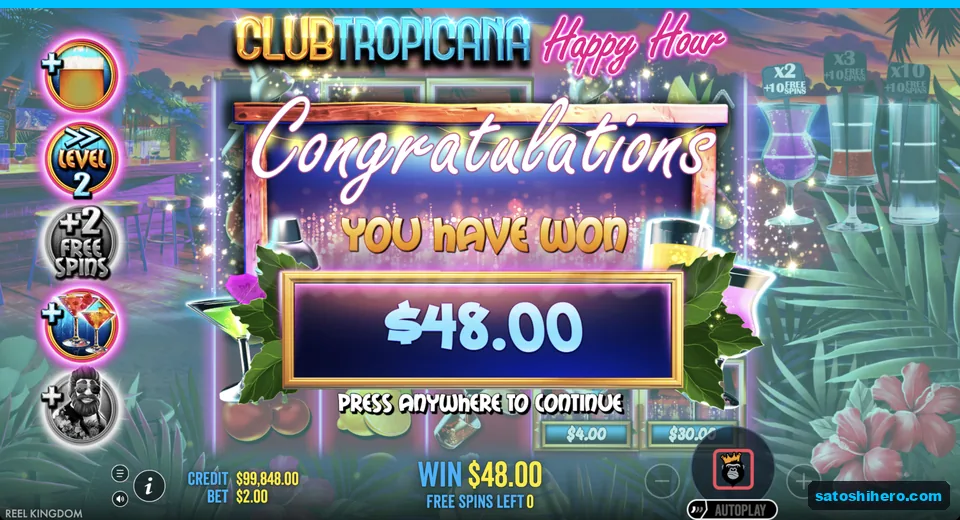 Collect screen shows a $48.00 payout