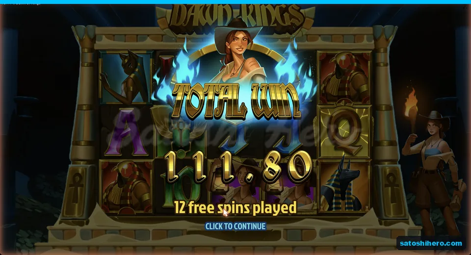 $111.80 collect screen after 12 free spins