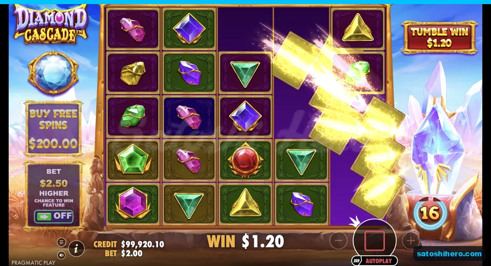 Line win resolves with a gold wild