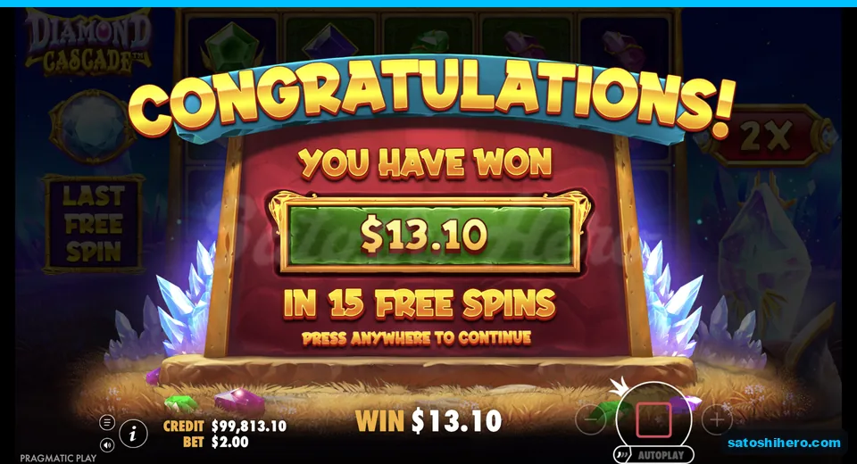 Collect screen shows a $13.10 total