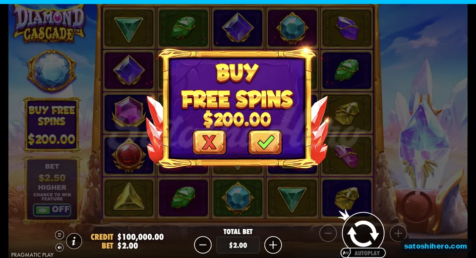 Buy menu opens at the live stake