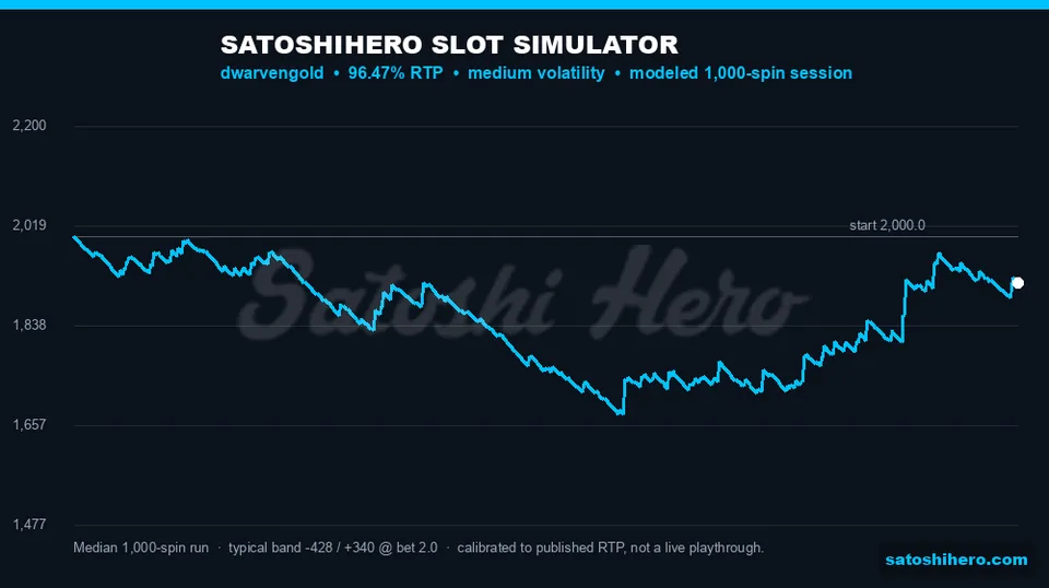 Simulator curve charts one thousand two dollar spins