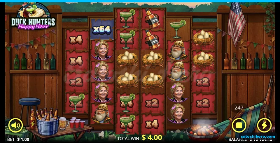 Multiplier stamps left after a cascade win