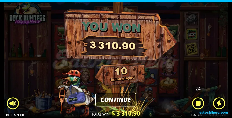 Collect screen showing three thousand three hundred ten dollars