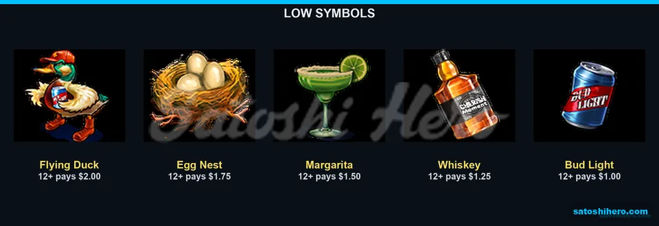 Bottle and can low symbol pay values