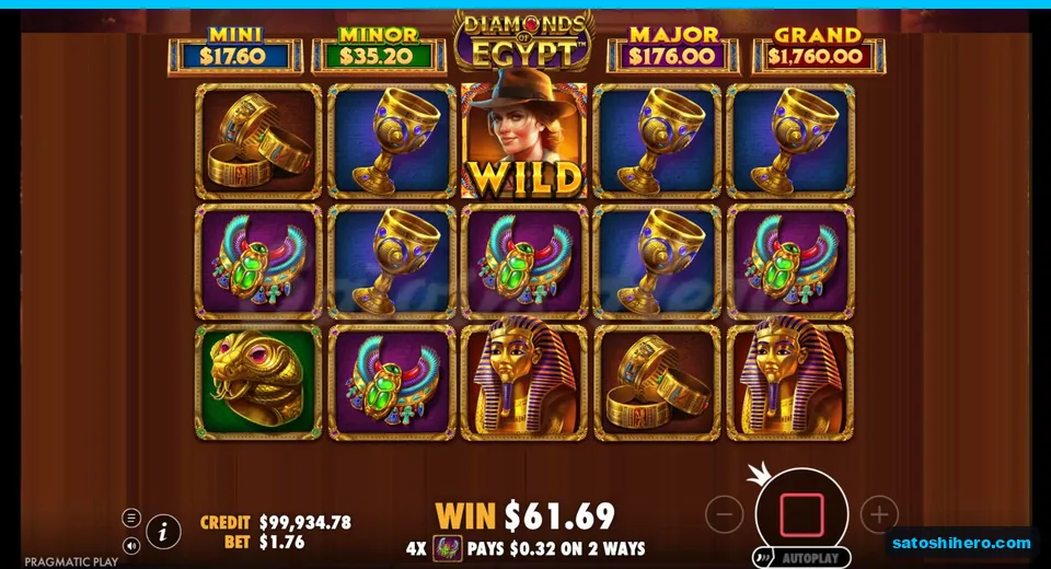 Free spins round pays with scarab symbols