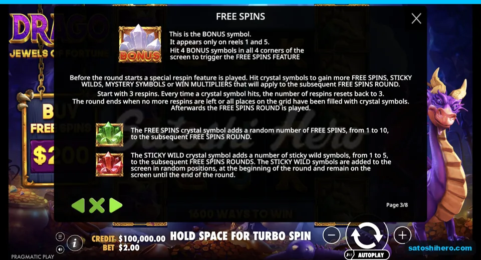 Rules page shows scatter and crystal setup