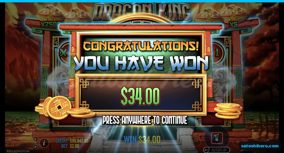 Collect screen shows thirty four dollars