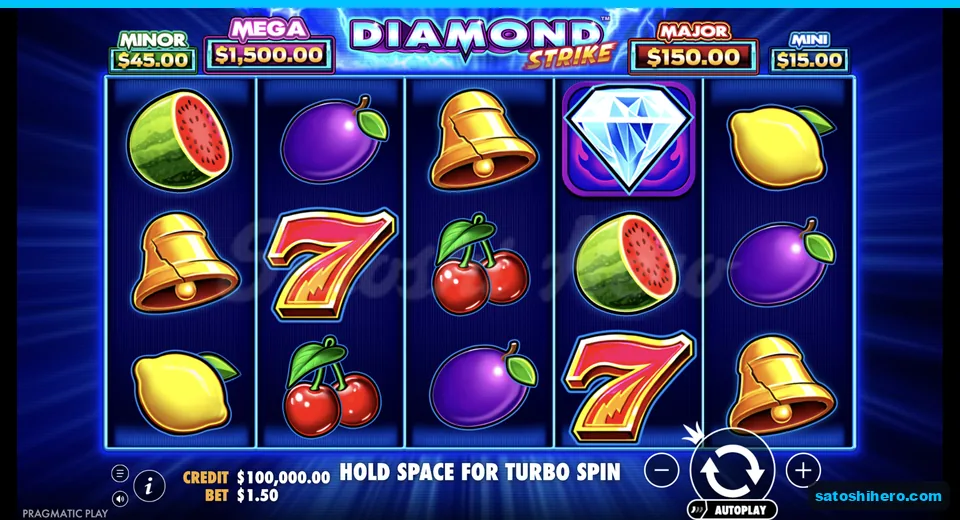 Base grid sits under jackpot ribbon on blue background