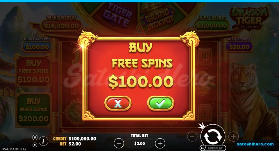 Buy menu opens at the live stake