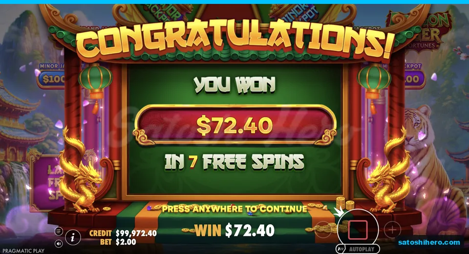 Collect screen shows a $72.40 total