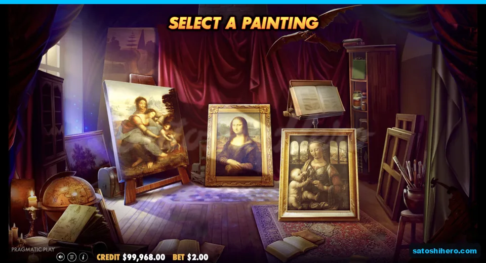 Painting choice opens inside the workshop