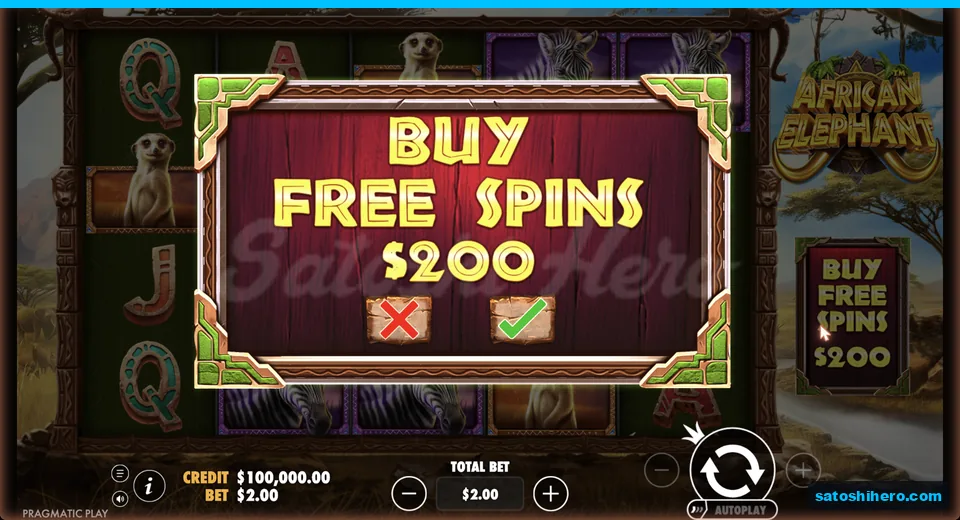 Buy menu opens at the live stake