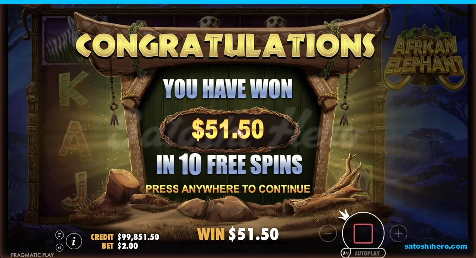 Collect screen shows $51.50 won