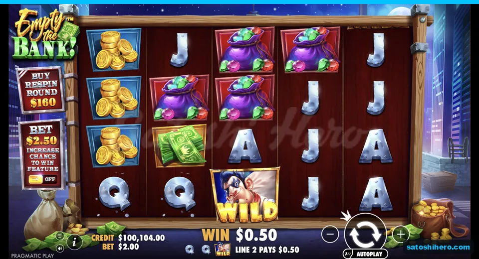 Line win resolves with a WILD on reel three