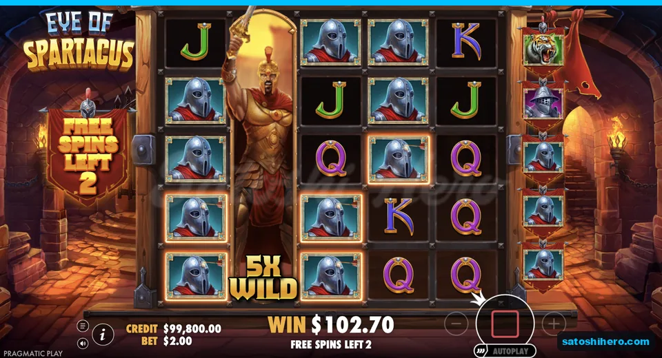 Expanding Wild fills reel one with 5x