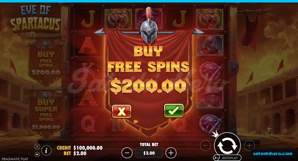 Buy confirmation shows $1000 Super cost