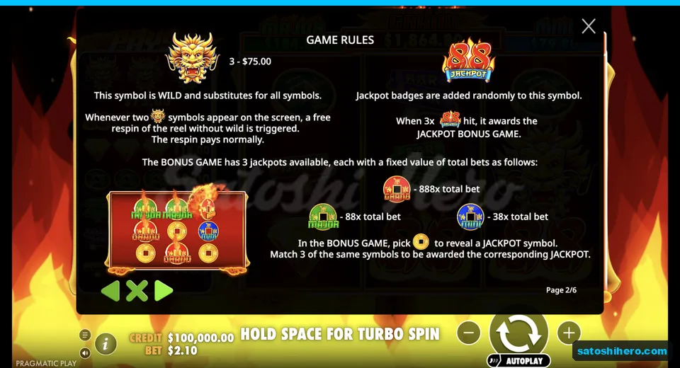 Two dragon wilds lock while one reel respins