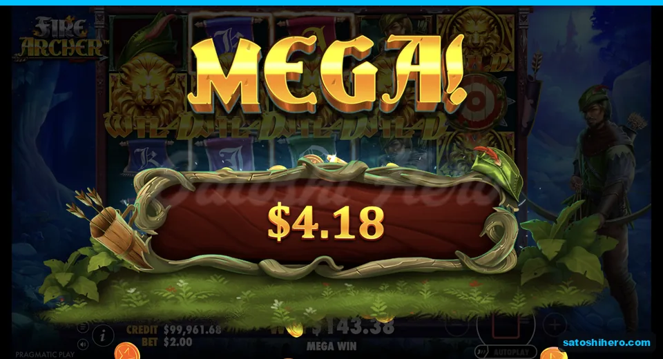 Mega win resolves after target wild spread