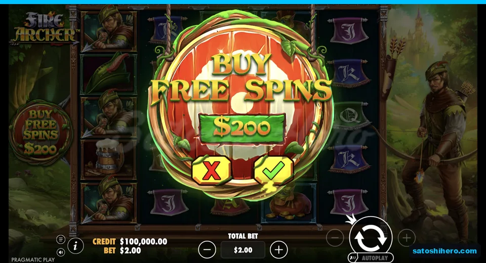 Buy menu opens at the live stake