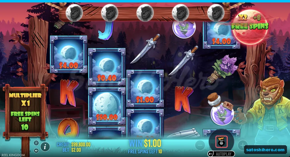 Bought round shows moon values and collector meter