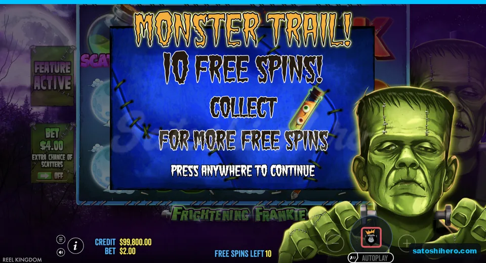 Free spins intro awards ten spins and x2 multiplier