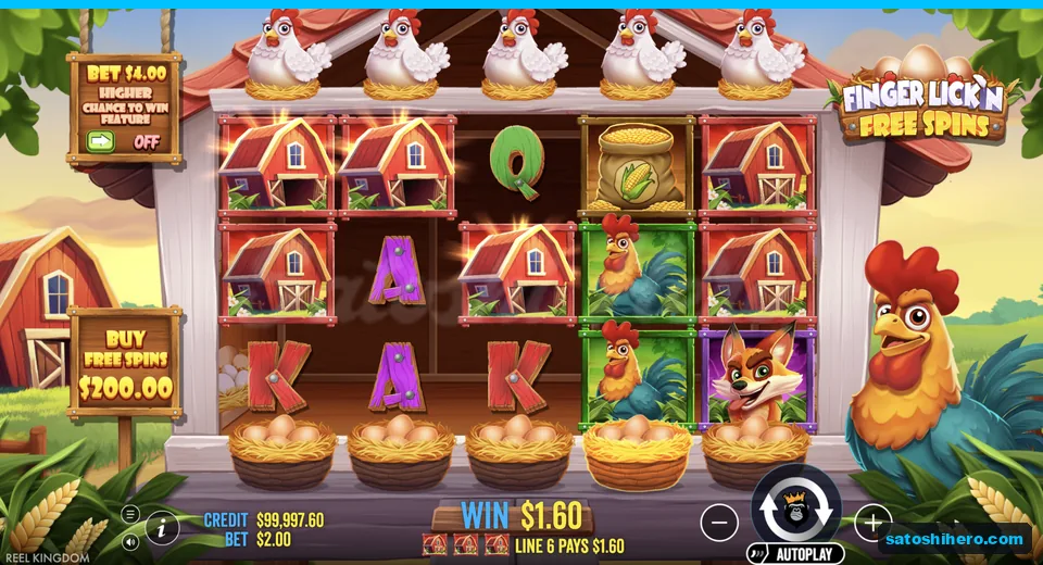 Line win resolves with three barns