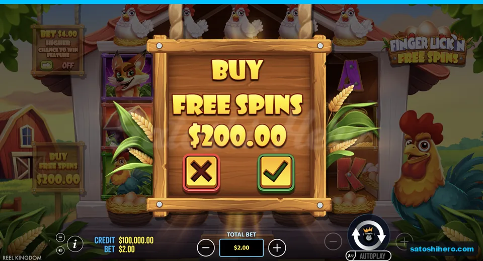Buy menu opens at the live stake