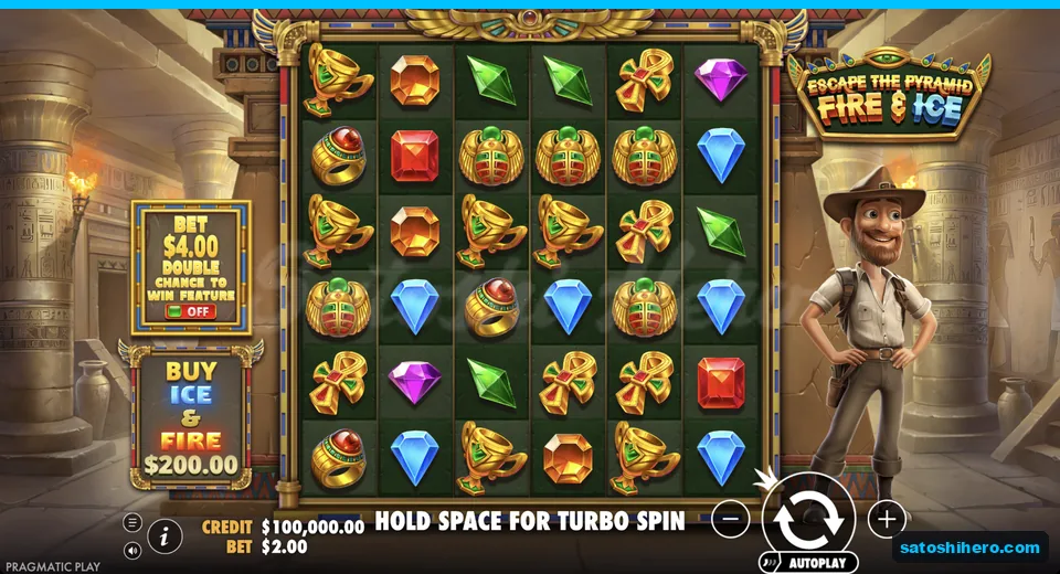 Base board settled with gems and treasure symbols